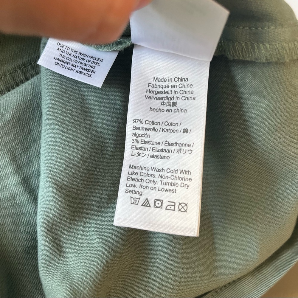 NWT J. Crew Long Sleeve Zip Front Green Chino Dress Size 4 - Picture 7 of 8